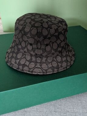 COACH Black Bucket Hat